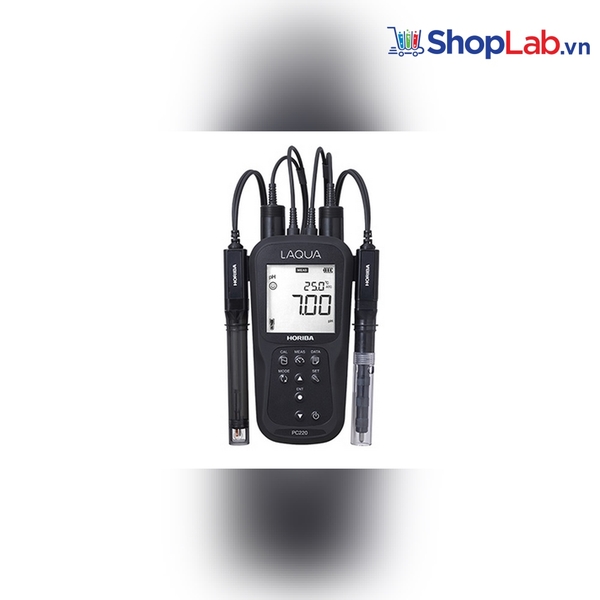 Máy đo pH/ ORP/ Độ dẫn/ Điện trở/ Độ muối/ TDS cầm tay PC210M Horiba