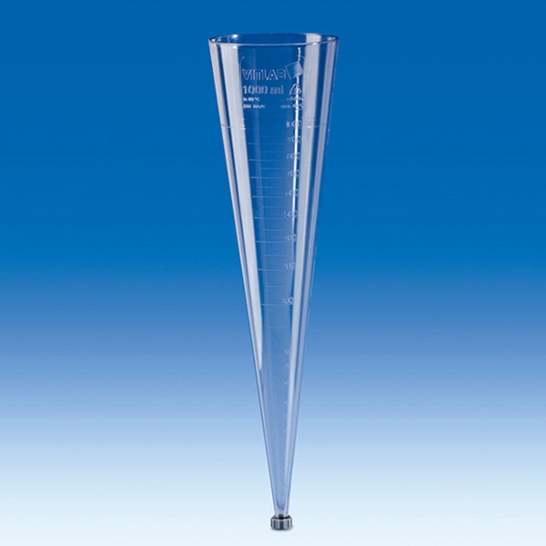 Phễu Imhoff 1000ml Vitlab-Đức