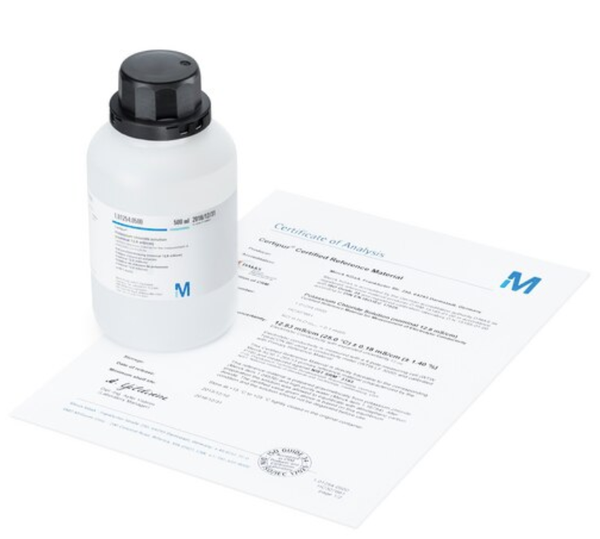 Potassium chloride solution saturated with silver chloride 3 mol/l , Merck- Đức (100ml/Chai)