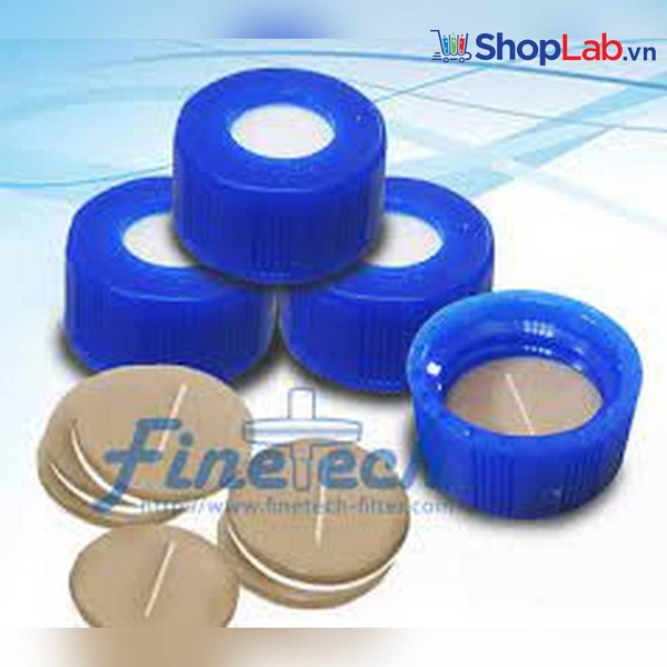 Septa PTFE tự nhiên/Silicone trắng 9x1mm, có rãnh S9FF Finetech