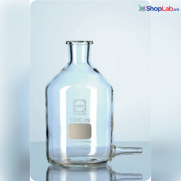 Chai trắng có vòi ở đáy 1000mL Duran
