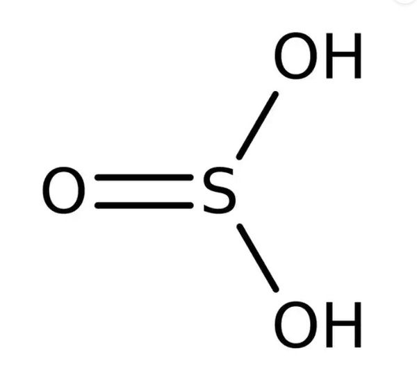 Sulfurous acid 5-6% SO₂ for analysis emsure 1l Merck