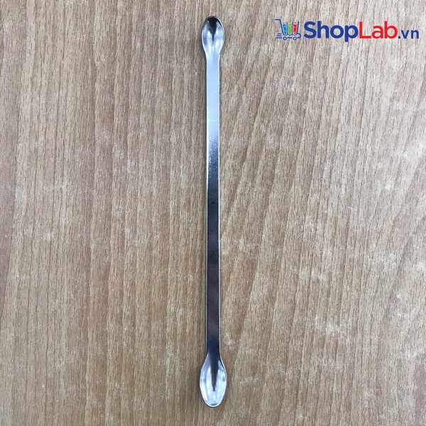 Thìa inox 2 đầu tròn 200mm 2020100017591 Genlab