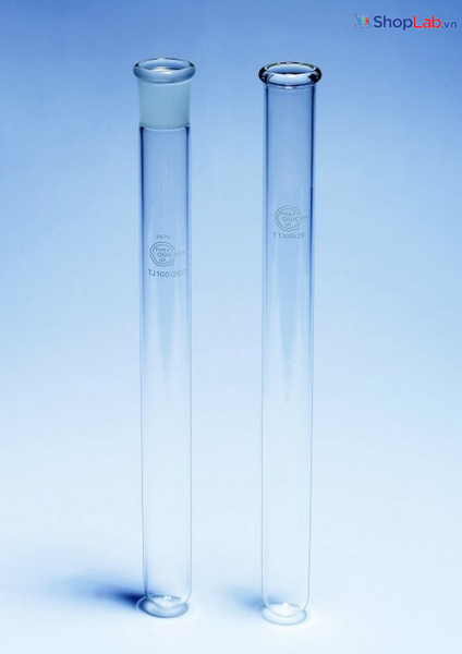 Ống nghiệm thủy tinh 250ml, trơn, dùng cho block gia nhiệt TT250/42 Scilabware