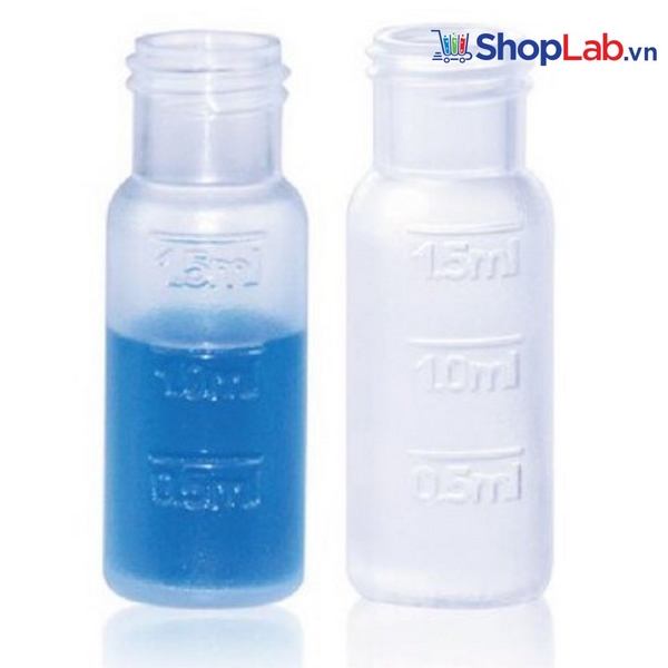 Chai vial nhựa trong suốt 2ml, ren 9-425 V9A-P Finetech