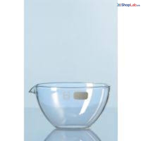 Chén thuỷ tinh có mỏ 45ml, 60x30mm Duran