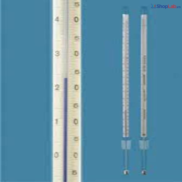 Nhiệt kế âm sâu DIN, -50 đến +50°C, toluen L33038 Amarell- Đức