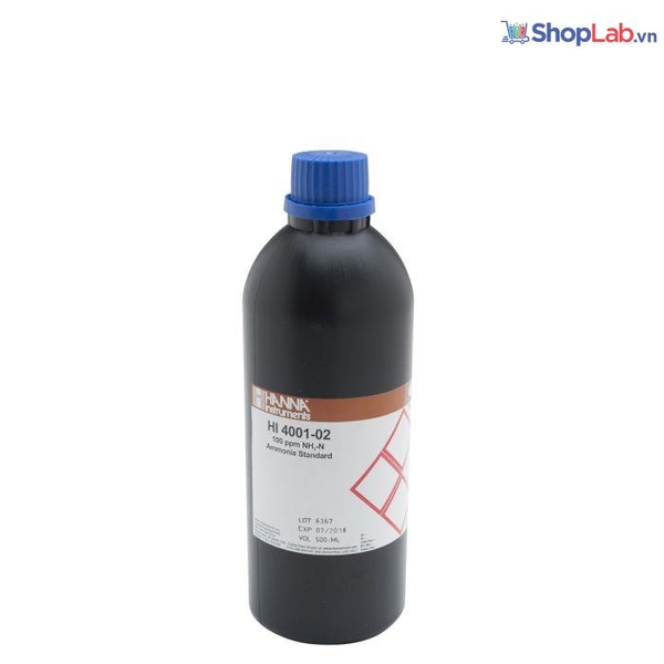 Dung dịch hiệu chuẩn amoni 100ppm (500 mL) Hanna