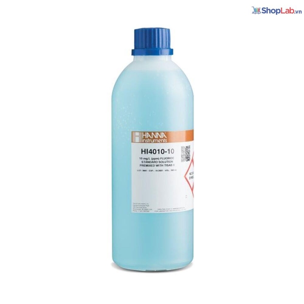 Dung dịch hiệu chuẩn floride 10ppm có TISAB II (500 mL) Hanna