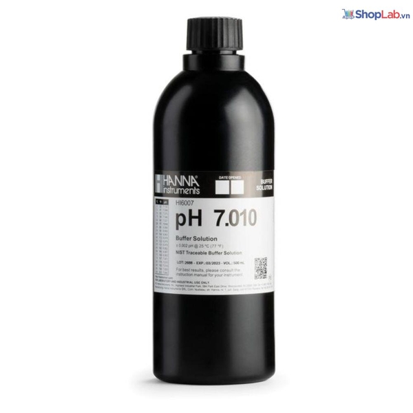 Dung dịch hiệu chuẩn millesimal pH 7.010, 500 mL Hanna