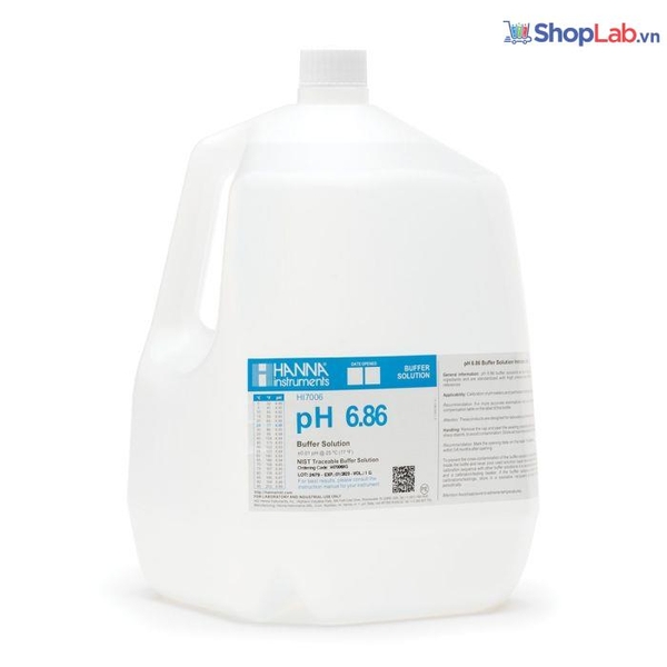 Dung Dịch Hiệu Chuẩn pH 6.86 (3.78L) HI7006/1G Hanna