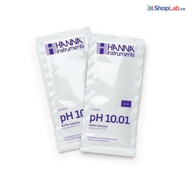 Gói đệm hiệu chuẩn pH 10.01 (25 x 20 mL) kèm COA HI70010C Hanna
