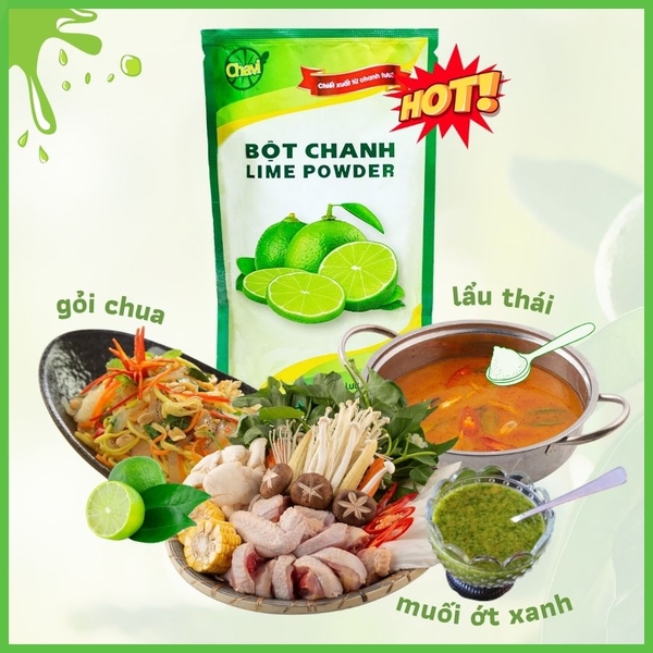 Bột Chanh Gia Vị Chavi 400g