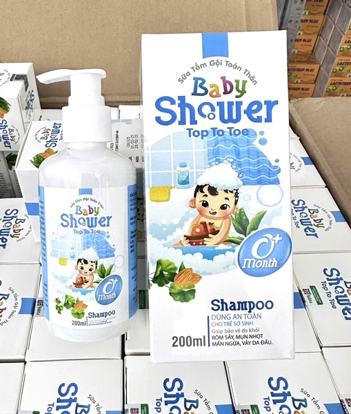 SỮA TẮM GỘI EM BÉ BABY SHOWER TOP TO TOE