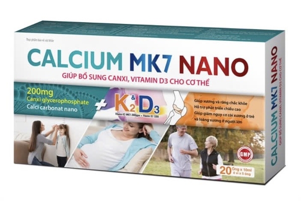 CALCIUM MK7 Tradi h/20ống