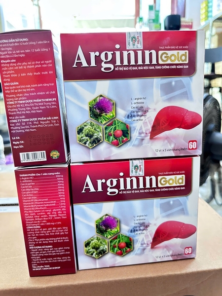 ARGININ GOLD Đỏ h60v