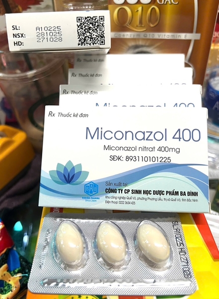 Trứng đặt pk MiCoNaZol 400 h3viên