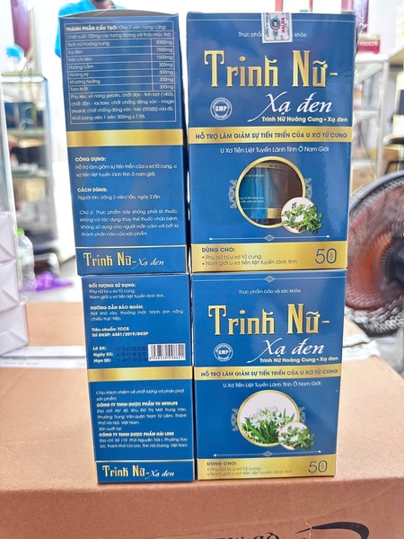 TRINH NỮ HOÀNG CUNG XẠ ĐEN xanh xám ch50v