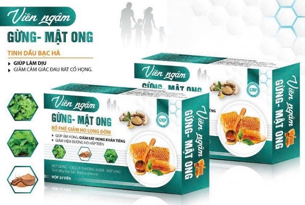 Kẹo Gừng Mật Ong h/24v