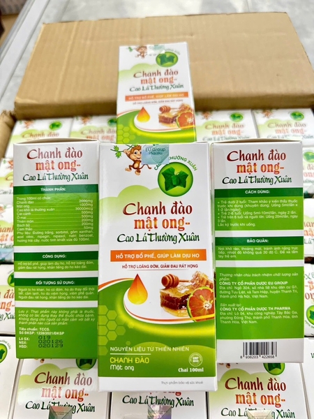 CHANH ĐÀO MẬT ONG - CAO LÁ THƯỜNG XUÂN khỉ con