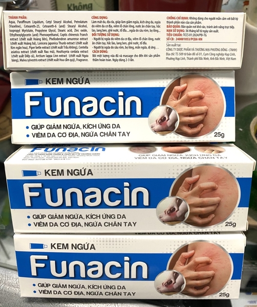 Kem ngứa bôi da FUNACIN
