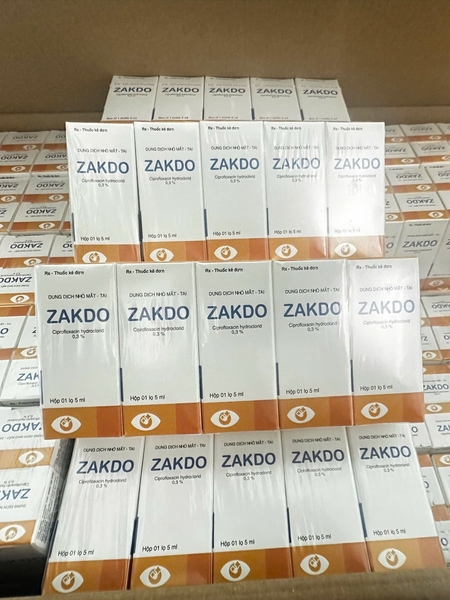NHỎ MẮT TAI ZAKDO Lốc/10ch