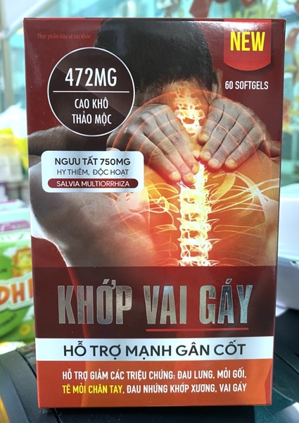 KHỚP VAI GÁY Đỏ ch/60viên