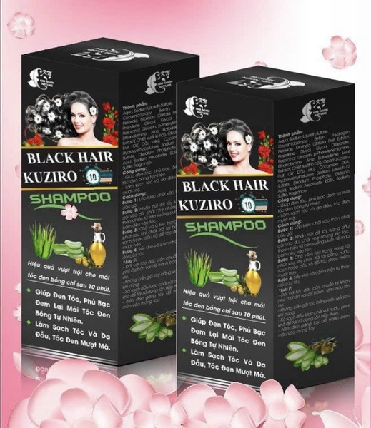 Dầu gội phủ bạc Black hair Kuziro