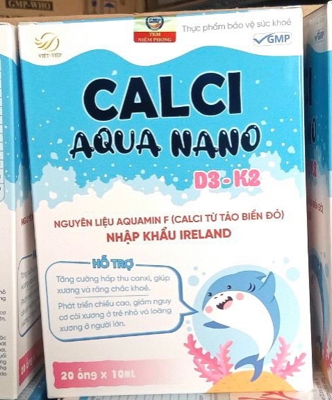 CALCI AQUA NANO D3 K2 ỐNG