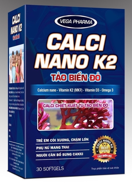 CALCI NANO K2 TẢO BIỂN ĐỎ