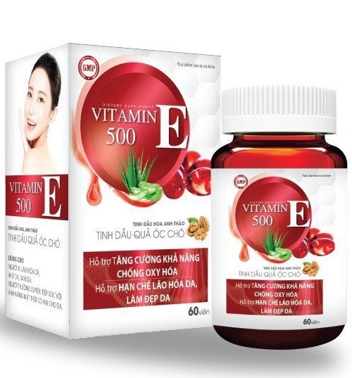 VITAMIN E 500 ĐỎ CH/60VIEN