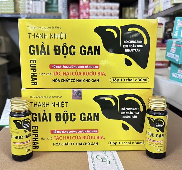 GIẢI ĐÔC GAN vàng Euphar h/10ch
