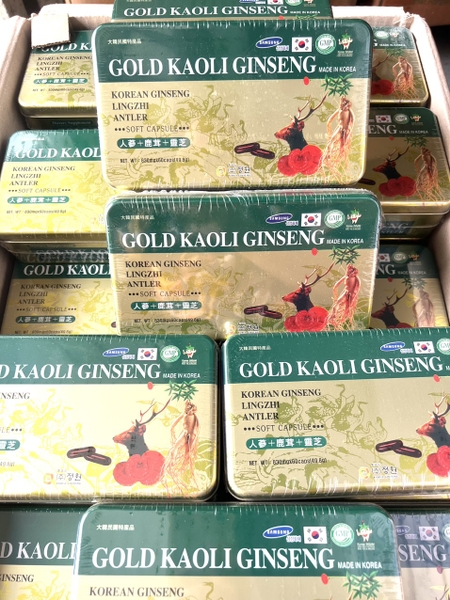 GOLD KAOLI GINSENG 60viên XANH