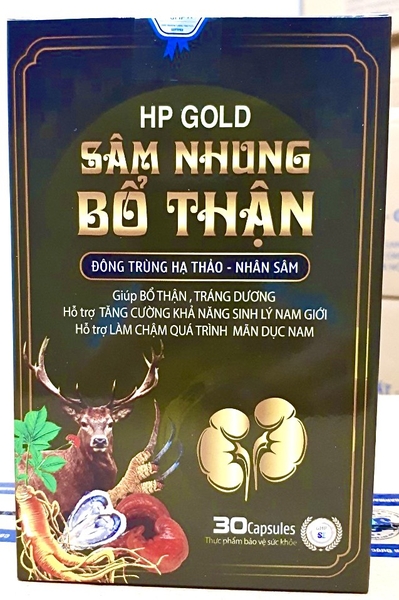 SÂM NHUNG BỔ THẬN HP GOLD hộp giấy