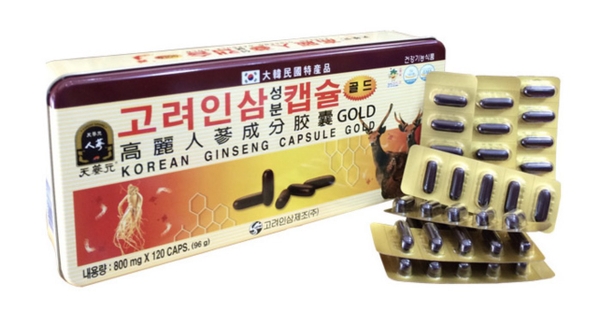 KOREAN GINSENG GOLD 120V VÀNG