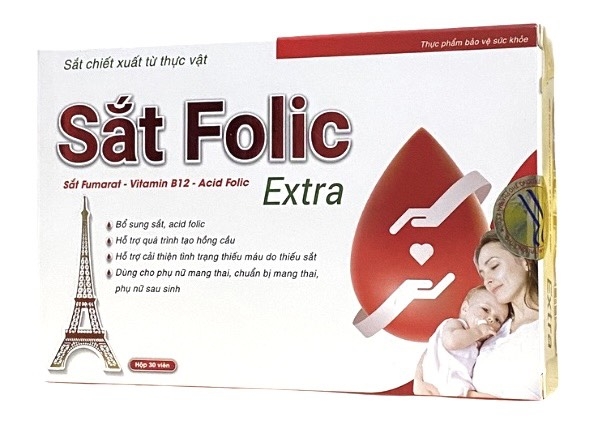 SẮT FOLIC EXTRA H/30 VIÊN
