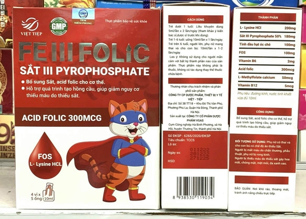 FE III FOLIC ống