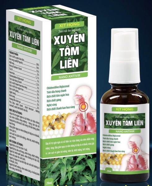 XỊT HỌNG XUYÊN TÂM LIÊN TRẮNG