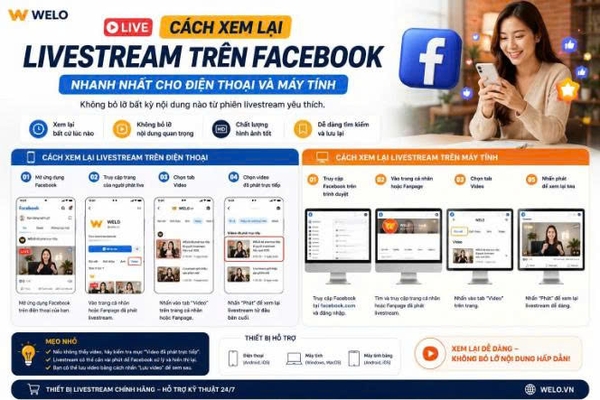 Cách Xem Lại Livestream Trên Facebook Nhanh Nhất Cho Điện Thoại Và Máy Tính.
