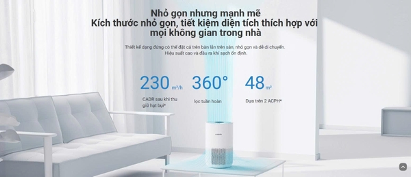 Máy lọc không khí Xiaomi 4 compact AC-M18-SC EU