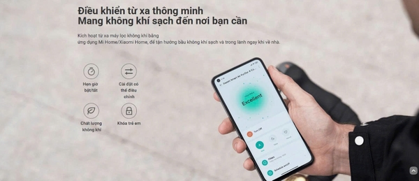 Máy lọc không khí Xiaomi 4 compact AC-M18-SC EU
