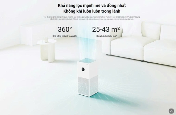 Máy lọc không khí Xiaomi 4 Lite BH5247GL AC-M17-SC