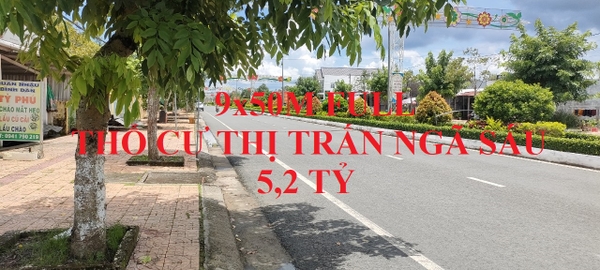 Bán đất nền trung tâm thị trấn Ngã Sáu, huyện Châu Thành, Hậu Giang