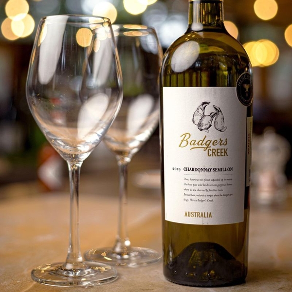 Vang Úc Badgers Creek Chardonnay Semillon