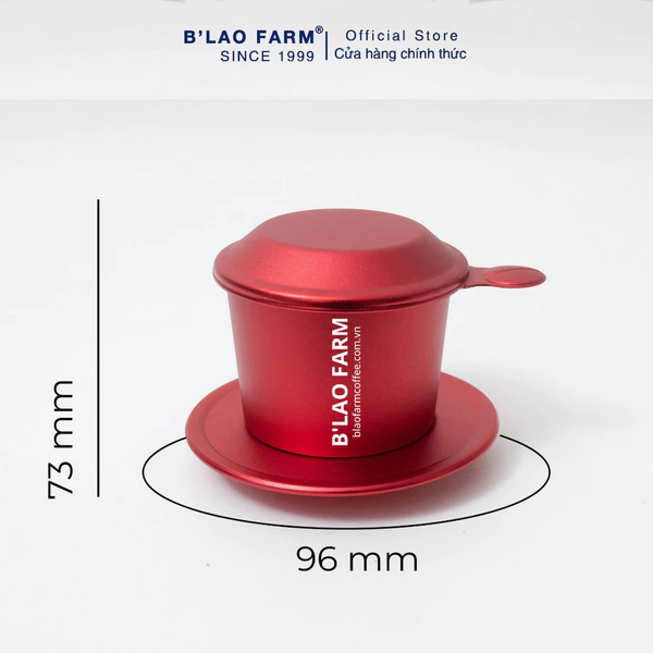 Phin Cà Phê Nhôm Cao Cấp B’lao Farm – Bền Màu, Không Trầy, Nhôm Dày Chuẩn