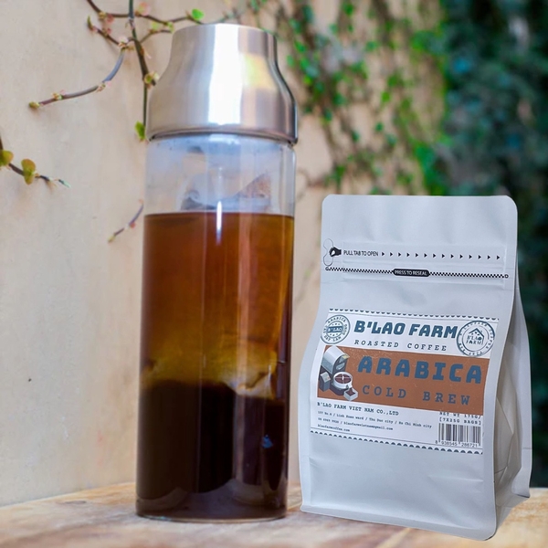 Cà phê cold brew túi lọc B'Lao Farm cà phê  Arabica nguyên chất - cafe túi lọc ủ lạnh, chua thanh, đắng nhẹ, thơm ngọt