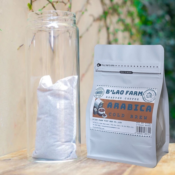 Cà phê cold brew túi lọc B'Lao Farm cà phê  Arabica nguyên chất - cafe túi lọc ủ lạnh, chua thanh, đắng nhẹ, thơm ngọt