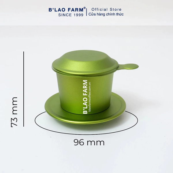 Phin Cà Phê Nhôm Cao Cấp B’lao Farm – Bền Màu, Không Trầy, Nhôm Dày Chuẩn