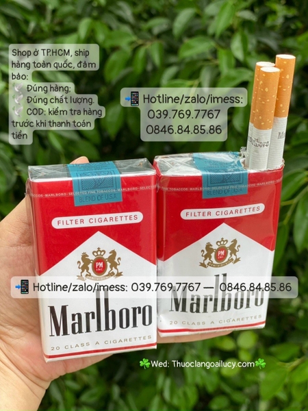 Thuốc lá Marlboro RED Soft Pack (Marlboro ĐỎ gói mềm ...
