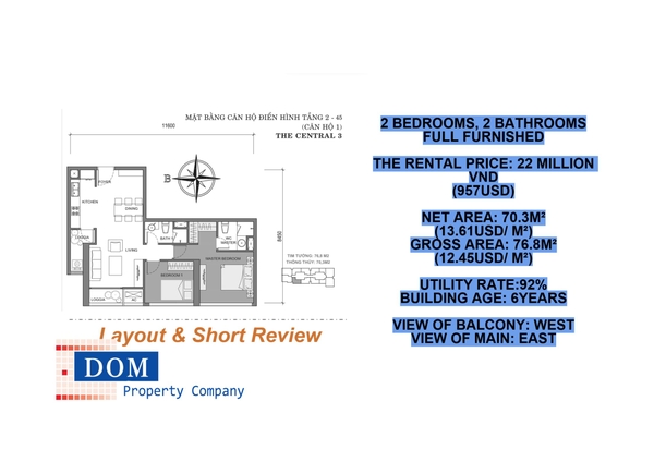 Căn hộ Vinhomes Central Park C2 - 22